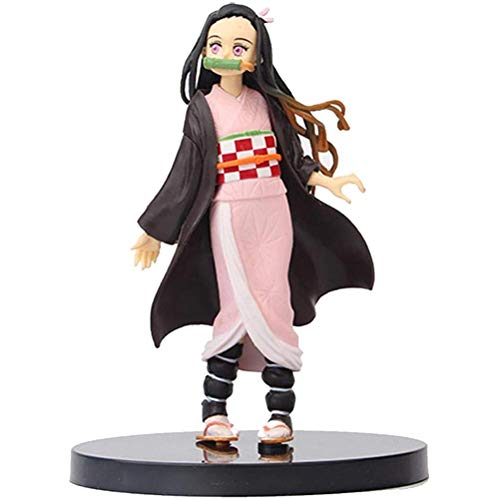 kengb Estatua de Asesino de Demonios, Anime Kimetsu No Yaiba Kamado Nezuko PVC Figura de Acción Juguete Adulto Modelo Coleccionable Muñeca Regalo - 16cm