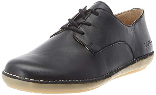 Kickers Fortunia, Zapatos de Cordones Derby Mujer, Negro (Noir 8), 38 EU