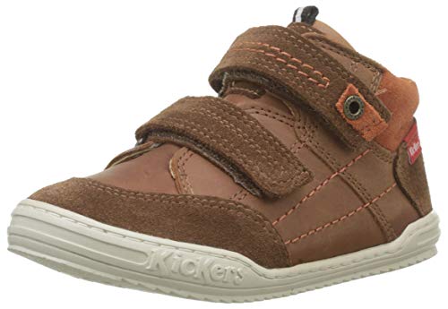 Kickers Jawa, Zapatillas para Bebés, Marrón (Marron 9), 19 EU