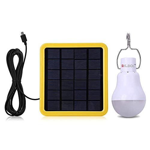 KK.BOL Solar LED lámpara de luces para el hogar luz interior luz de emergencia al aire libre senderismo tienda de campaña Camping noche luz de trabajo con función de sensor de luz