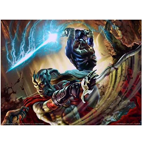 Kongzir Sala De Estar Decoración De La Pared Del Hogar Cartel De Tela Legacy Of Kain Blood Omen Soul Reaver Kain Raziel Cuadros De Arte De Pared -60X90Cmx1Pcs- Sin Marco