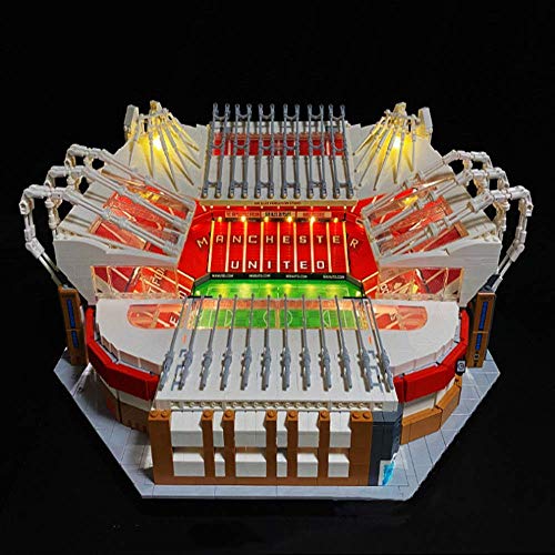 kyman Kit de iluminación LED, para (Old Trafford Manchester United Stadion) Bloques de construcción Modelo -SB Kit de luz LED Alimentado Compatible con 10272 (no Incluido el Modelo)