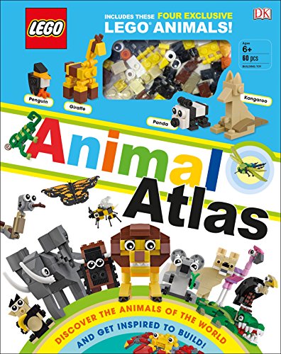 Lego Animal Atlas: Discover the Animals of the World and Get Inspired to Build! [With Toy]