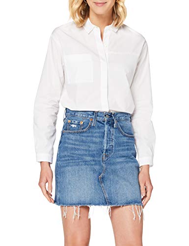 Levi's HR Decon Iconic BF Skirt Falda, Stuck in The Middle, UK 6 para Mujer