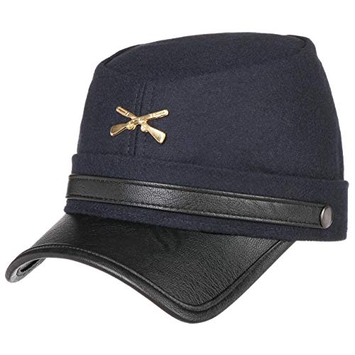 Lipodo Gorra Nordista Hombre - Newsboy USA con Visera, Visera Verano/Invierno - L (58-59 cm) Azul