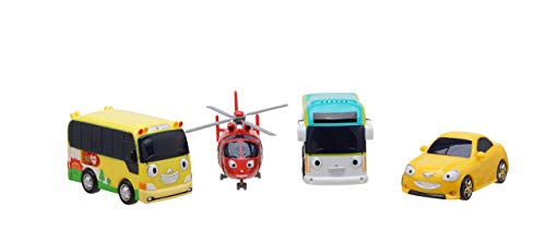 Little Bus TAYO FRIENDS Special Mini 4 Pcs No.4 Peanut, Shine ,air ,Kinder by Tayo the Little Bus