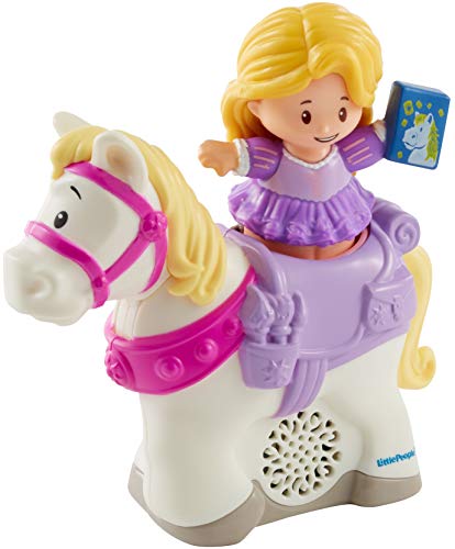 Little People- Fisher-Price Disney Rapunzel y Maximus (Mattel GNG90)