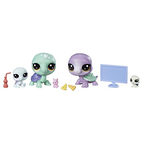 Littlest Pet Shop-E1013ES0 Familia de Tortugas en el Cine (Hasbro E1013ES0)