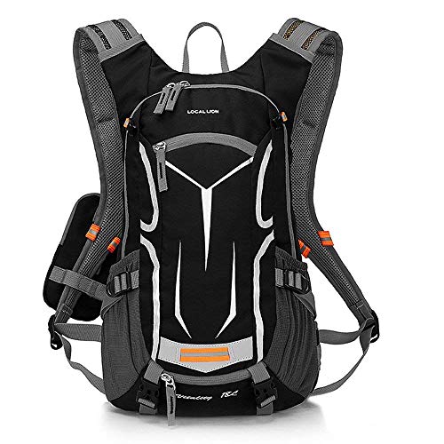 Local Lion Mochila 18L Senderismo Montanismo Ciclismo Camping Viaje al Aire Libre Hombres Mujeres Impermeable