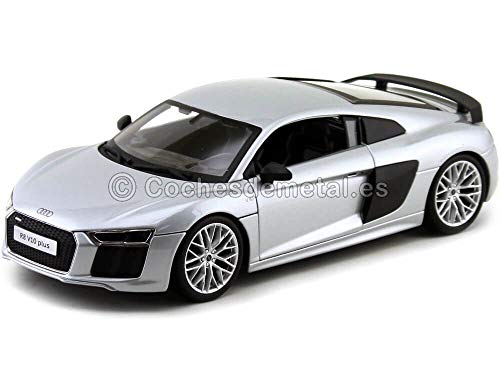 Maisto 2015 Audi R8 Plus Gris Metalizado 1:18 36213