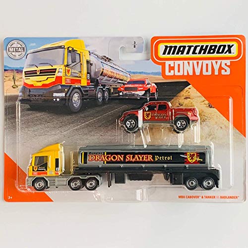 Matchbox Convoys Series MBX Cabover & Tanker con Badlander