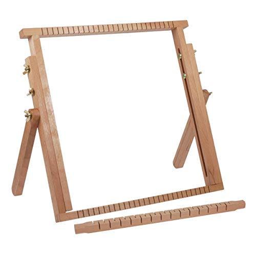 Milward - Telar extensible (madera de haya, 40 x 40-61 cm), Madera, 40x40-61cm