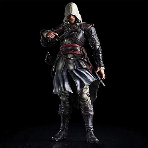 MizzZee PA Cambios Assassin's Creed 3 Edward Kenway Figura de Acción Modelo de Personaje juguetes multi accesorio playboy-27cm