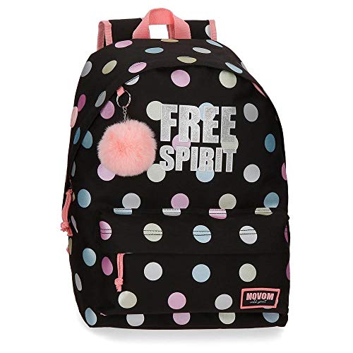 Movom Free Dots Mochila Negro 32x42x17,5 cms Poliéster 22.79L