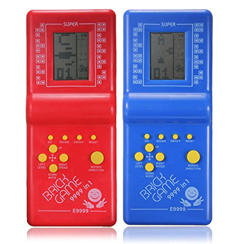 MYAMIA-Classic Fun Tetris Hand Held LCD Retro Game Toys Brick