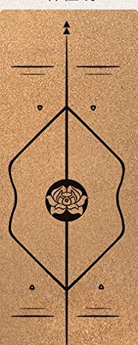 N-B Cork Yoga Mat-Premium Natural Cork and Environmental Rubber-Non-Slip Fitness Mat and Fitness Mat Yoga, Pilates, Bikram, Ashtanga &