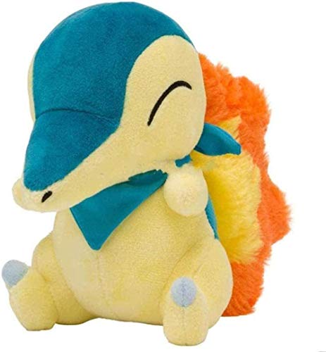 N-R Pokemon Mystery Dungeon Rescue Team DX Cyndaquil Muñeco de Peluche Poke Toy 20Cm Kid Gift