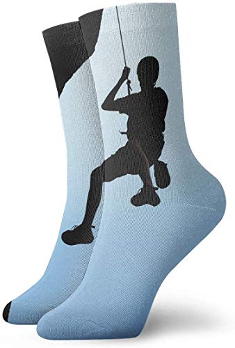 N\A Calcetines de compresión antideslizantes para escalada en roca, calcetines deportivos acogedores de 11,8 pulgadas para hombres, mujeres y niños