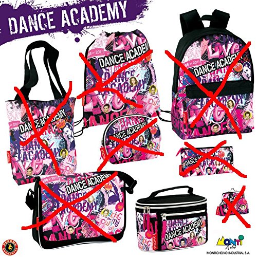 Neceser/Bolsa de Aseo, de" Dance Academy". Medidas: 25x16x14 cms. aprox.