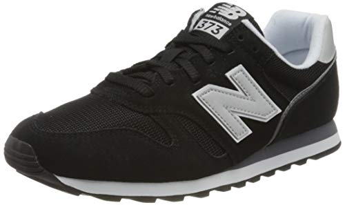 New Balance 373 Core, Zapatillas Bajas Hombre, Negro (Black/White Ca2), 42 EU