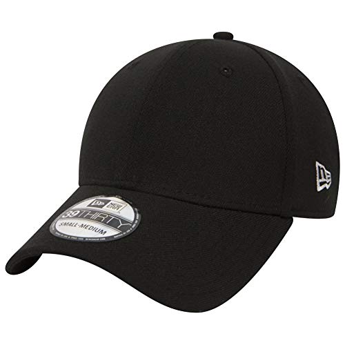 New Era Baseball Cap Mütze 39Thirty Stretch Back - Gorra para hombre, color negro (black), talla S/M