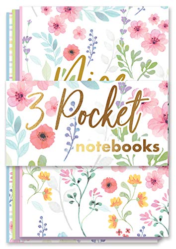 Nice Things 3 Pocket Notebooks Flowers