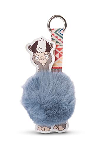 NICI- Colgante para el Bolso Alpaca Joe Paka con pompón, Color Gris (46811)