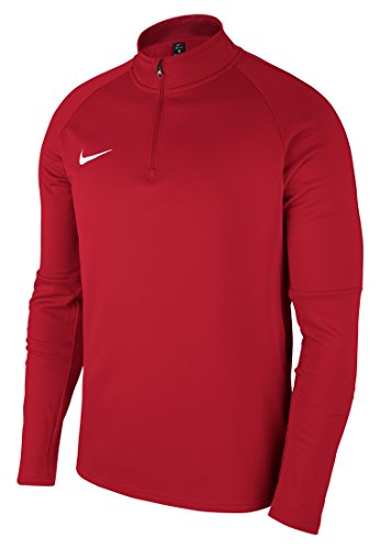 NIKE M NK Dry Acdmy18 Dril Top LS Long Sleeved t-Shirt, Hombre, University Red/Gym Red/White, L