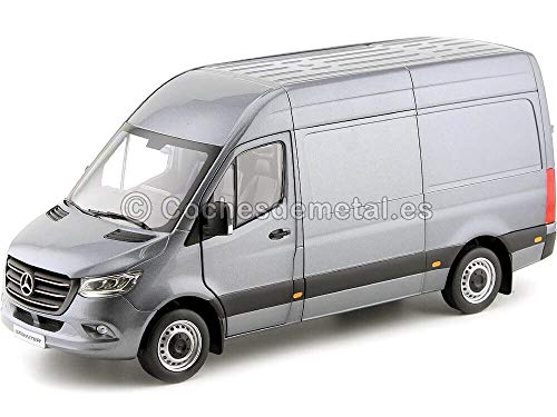 Norev 2018 Mercedes-Benz Furgoneta Sprinter Metallic Gray 1:18 Dealer Edition B66004163