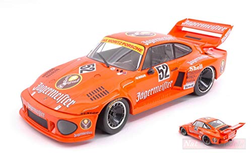 Norev NV187435 Porsche 935 Jagermeister N.52 DRM ZOLDER 1977 M.SCHURTI 1:18 Compatible con