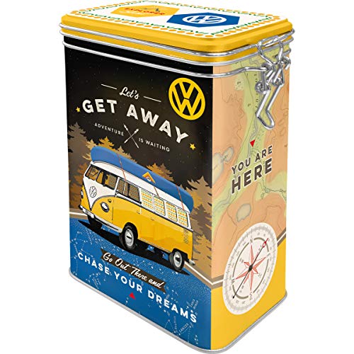 Nostalgic-Art 31102 Volkswagen Bulli – Let 's Get Away, Aroma Lata