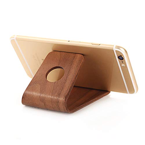 Nullnet Support Téléphone Support Support de Support en Bois de Bambou Support en Bois iPhone Watch Se 6 6S