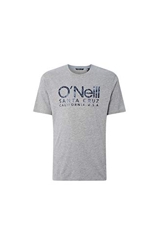 O'NEILL LM Logo Camiseta Manga Corta, Hombre, Gris (Silver Melee), M