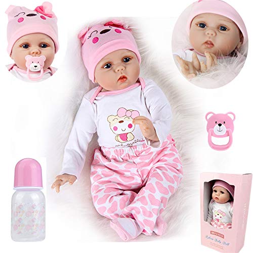 OYESY 22pulgadas 55cm Bebes Reborn muñecas niñas Silicona Blanda Reales Toddler Recien Nacidos Realista Baby Dolls Girls Originales Nino