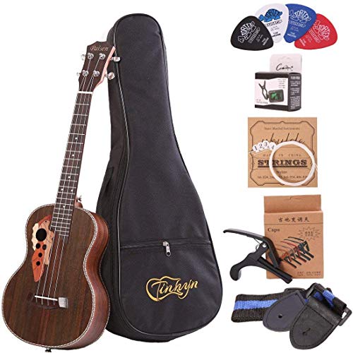 Paisen Tenor ukulele 26 pulgadas ukelele profesional de palisandro envía un conjunto completo de accesorios