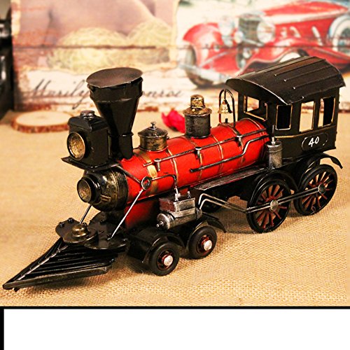 PAOSOSO Modelo Locomotora Hojalata Retro Decoración del Hogar/Ark TV Adornos/El Regalo De Cumpleaños-A