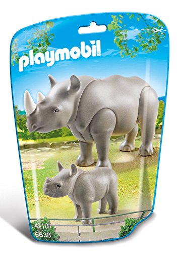 PLAYMOBIL - Rinoceronte con bebé (66380)