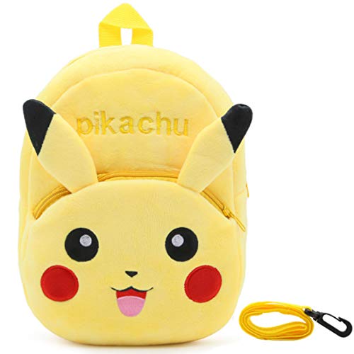 Pokemon Mochila para niños -YUESEN Pikachu Regalos para bebés Mochila para niños pequeños Mochila Pokemons School Bag Characters Mochila para niños