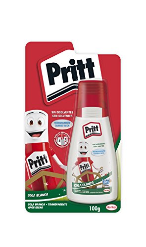 Pritt Cola blanca universal, de secado transparente y aplicación directa, 100 gr