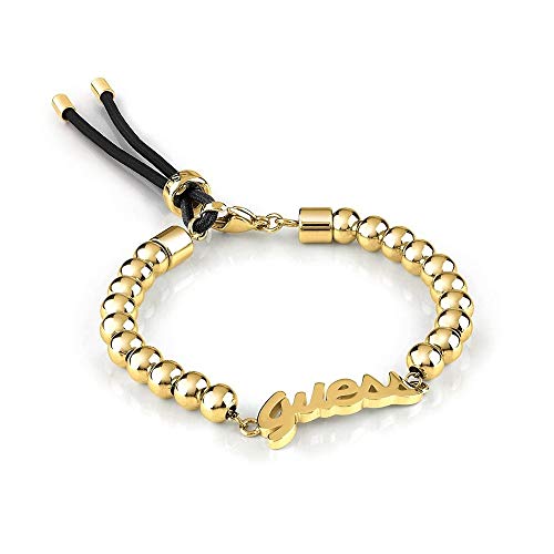 Pulsera Guess Be My Friend acero inoxidable quirúrgico logo bolas chapada oro UBB78043 [AC1118]