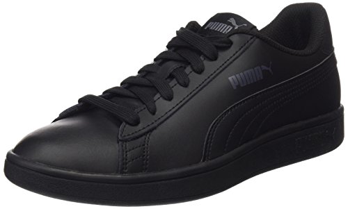 PUMA Smash V2 L, Zapatillas Unisex Adulto, Negro Black Black, 45 EU