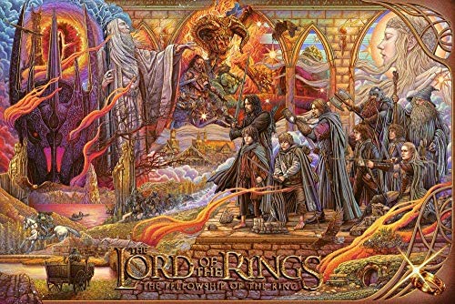 Puzzle para adultos 1000 piezas Lord Of The Rings Cover Puzzle juego educativo juguete desafiante rompecabezas