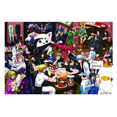 Puzzles Juegos de Puzzles for Adultos y niños 500/1000 Piezas Juguetes de Dibujos Animados de Japón Animado Soul Silver descompresión (Color : A, Size : 1000pc)