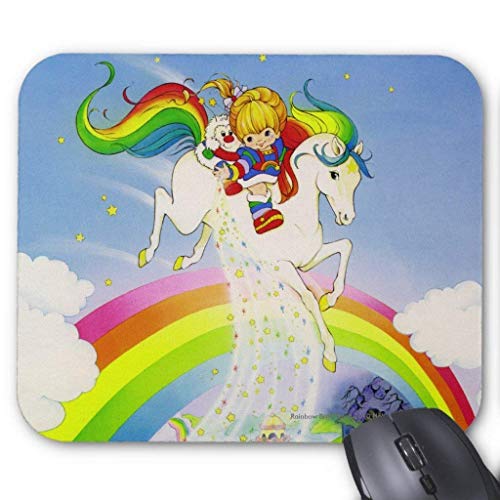 Rainbow Brite & Starlite Over Rainbow - Alfombrilla para ratón (18 x 22 cm)