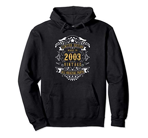 Regalo de 18 años de edad, nacido en 2003 Sudadera con Capucha