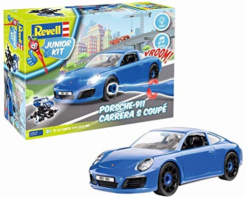 Revell- Porsche 911 Carrera S Vehículo para Construir y Jugar,, Länge ca. 23,8 cm (00821)