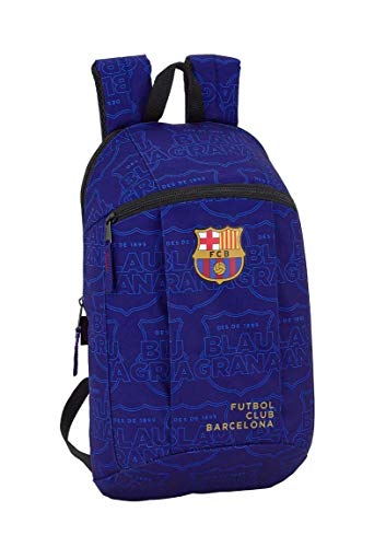 Safta - FC Barcelona Blue Oficial Mini Mochila Uso Diario 220x100x390mm