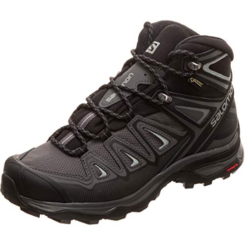 Salomon Ultra 3 Mid GTX, Zapatillas para Caminar Mujer, Magnet/Black/Monument, 49 1/3 EU