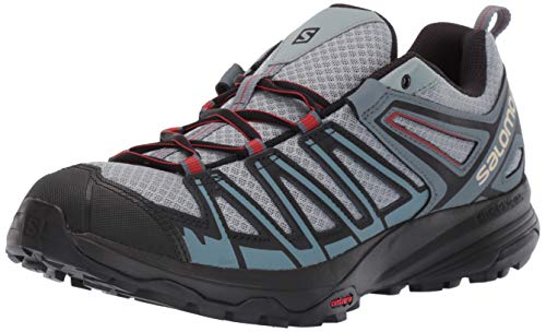 Salomon X Crest Senderismo para hombre, gris (Plomo/Tiempo tormentoso/Bossa Nova), 41 EU