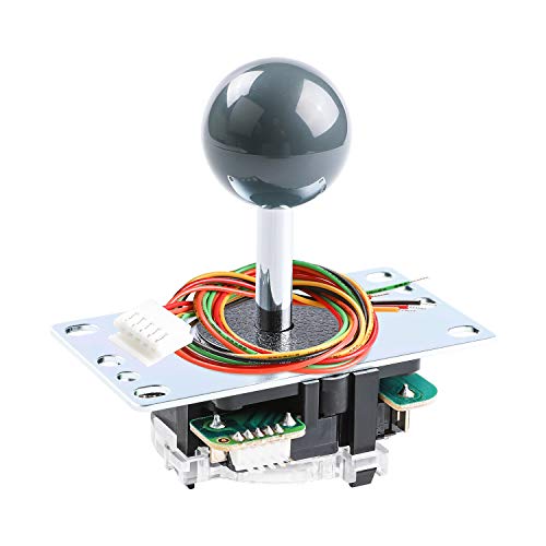 Sanwa JLF-TP-8YT-SK OEM - Palanca de mando de bola (4 y 8 vías, ajustable, compatible con joystick para torneos SF4)